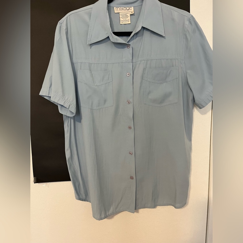 Ladies short sleeved blouse by Mixage